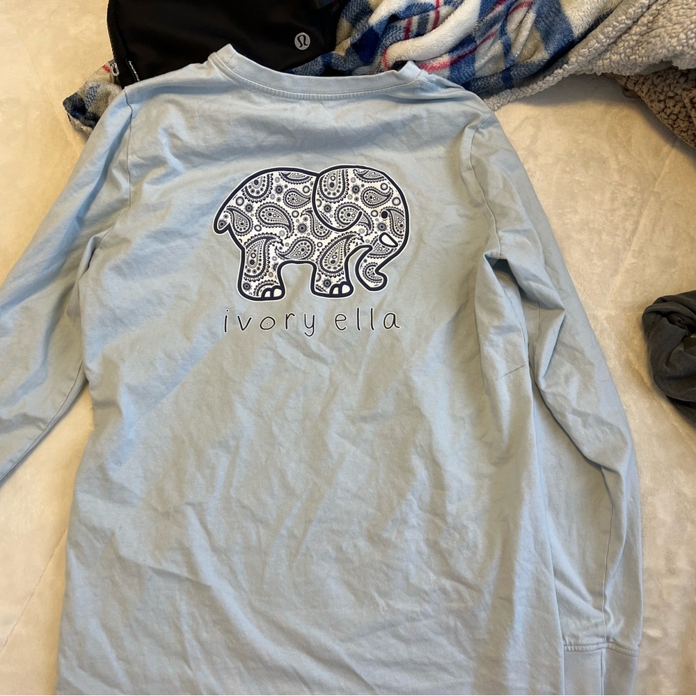 ivory ella, size small, blue